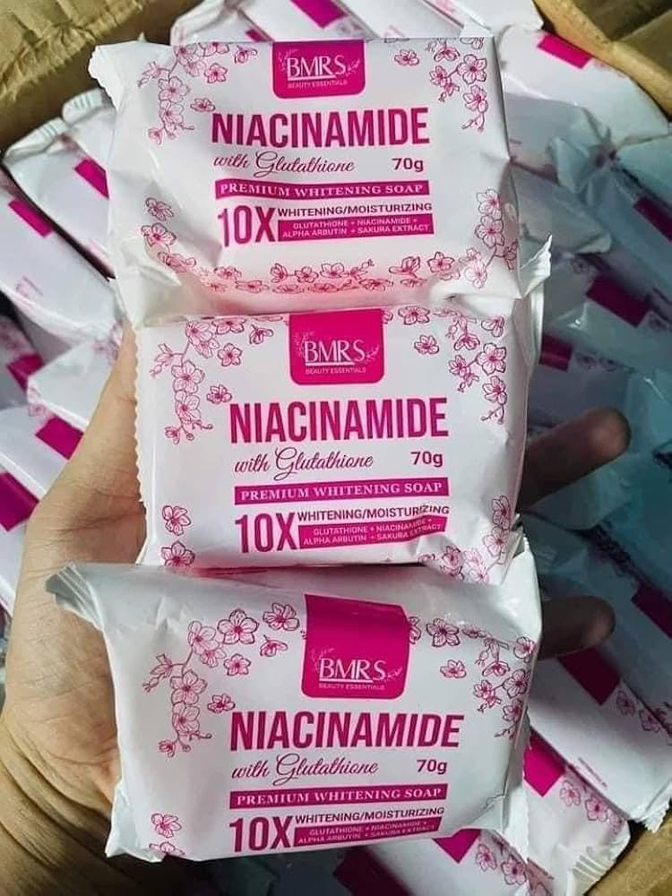 BMRS NIACINAMIDE WITH GLUTATHIONE PREMIUM SOAP 70G
